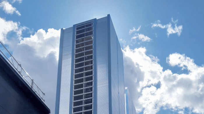 Building an Outdoor Vertical Lift Module Storage System